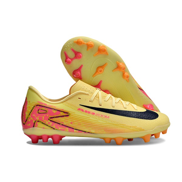 Nike Botas De Fútbol AIR ZOOM MERCURIAL VAPOR XVI ACADEMY X MBAPPE AG Amarillo/Naranja/Negro