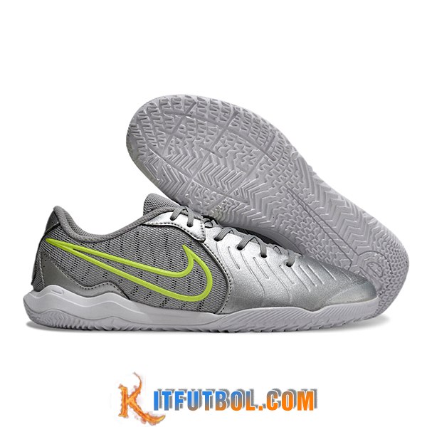 Nike Botas De Fútbol Legend 10 Academy IC Gris/Verde