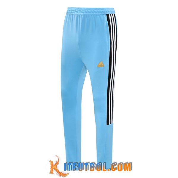 Pantalon Entrenamiento Adidas Azul/Blanco/Negro 2024/2025