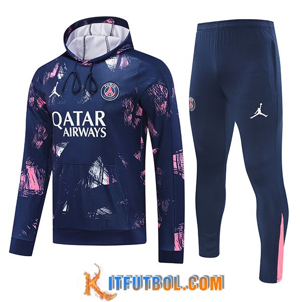 Chaqueta Con Capucha Chandal PSG Violeta/Rosa 2024/2025