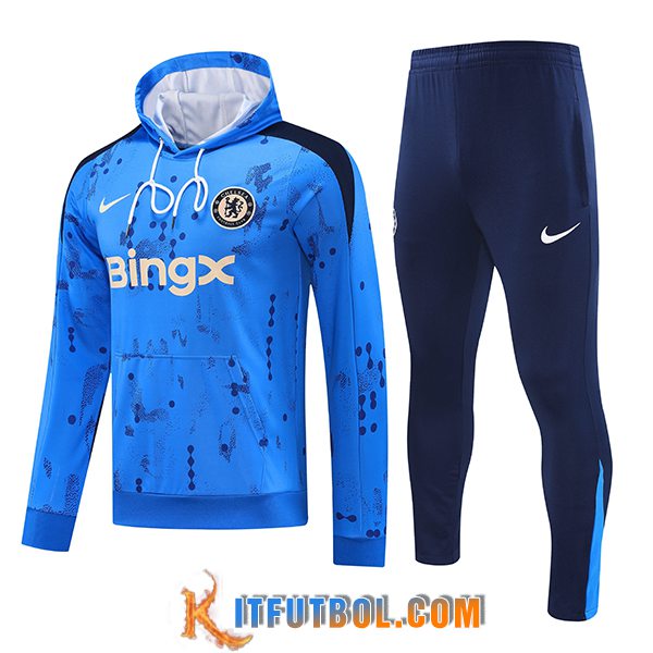 Chaqueta Con Capucha Chandal FC Chelse Azul 2024/2025