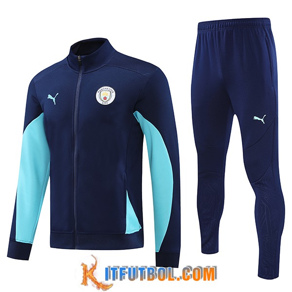 Chandal Equipos De Futbol Chaquetas Manchester City azul real 2024/2025