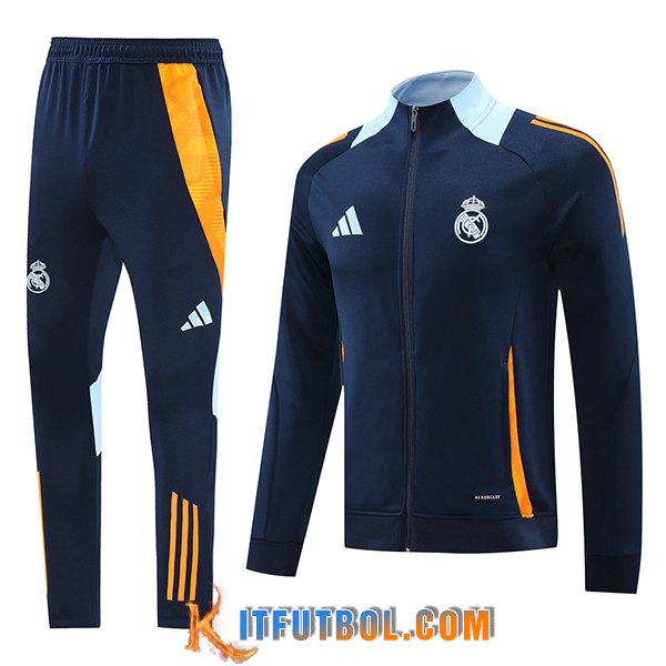 Chandal Equipos De Futbol Chaquetas Real Madrid azul real 2024/2025