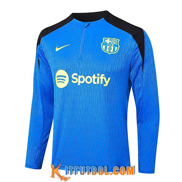 Sudadera De Entrenamiento FC Barcelona Azul/Negro 2024/2025 -02