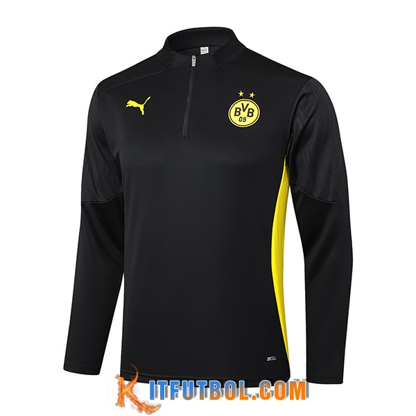 Sudadera De Entrenamiento Dortmund Negro/Amarillo 2024/2025