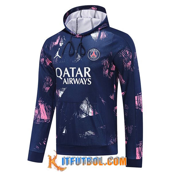 Sudadera De Entrenamiento Capucha PSG Violeta/Rosa 2024/2025