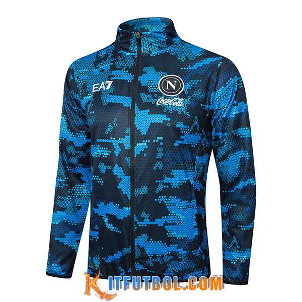 Chaquetas Futbol SSC Napoli Azul Oscuro 2024/2025
