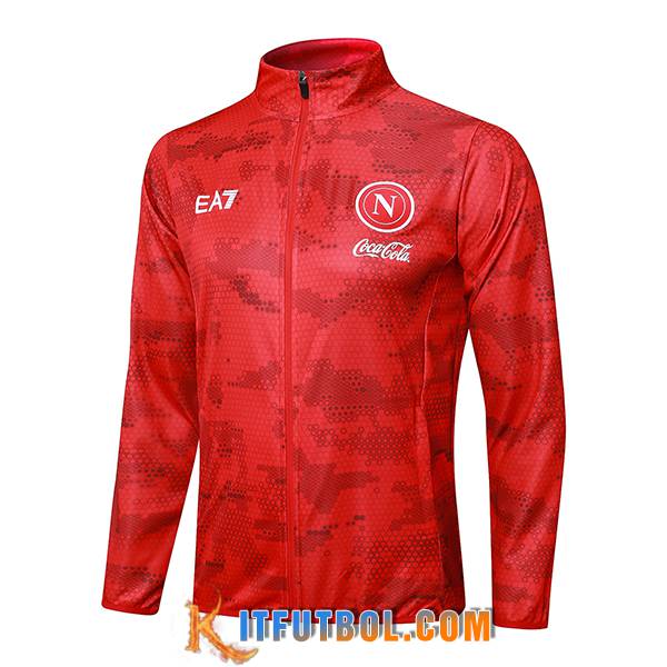 Chaquetas Futbol SSC Napoli Rojo 2024/2025