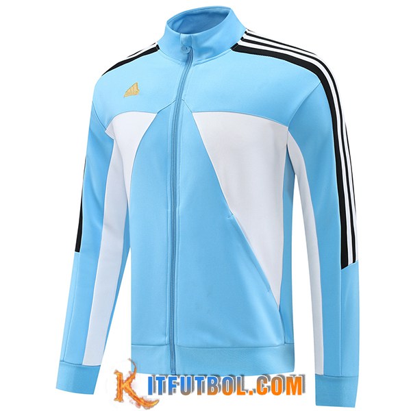 Chaquetas Futbol Adidas Azul/Blanco/Negro 2024/2025
