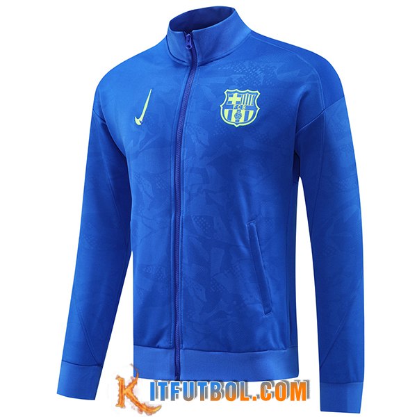 Chaquetas Futbol FC Barcelona Azul 2024/2025