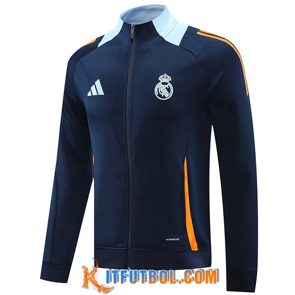 Chaquetas Futbol Real Madrid azul real 2024/2025 -02