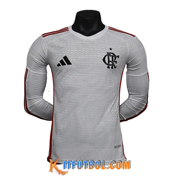 Camisetas De Futbol Flamengo Segunda Manga Largas 2024/2025