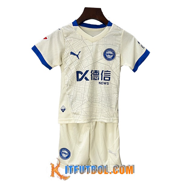 Camisetas De Futbol Ninos Alaves Segunda 2024/2025
