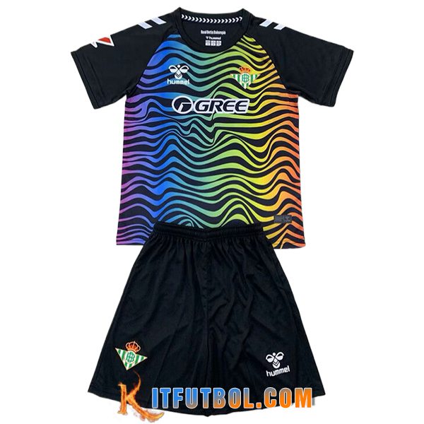 Camisetas De Futbol Real Betis Ninos Portero Negro 2024/2025