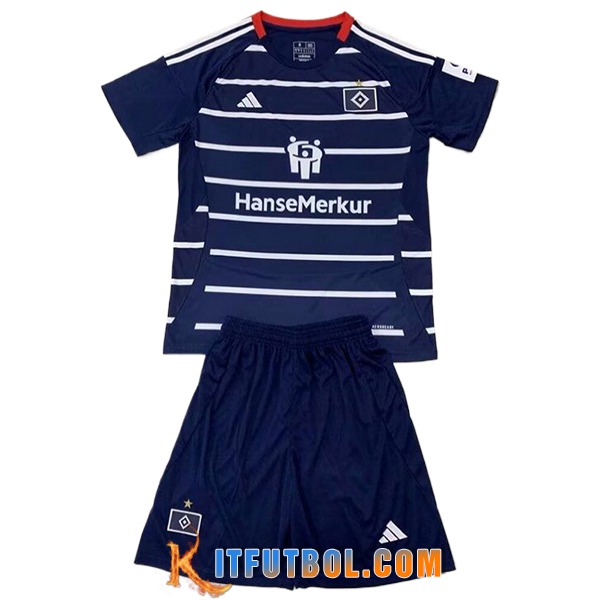 Camisetas De Futbol HSV Hamburg Ninos Segunda 2024/2025
