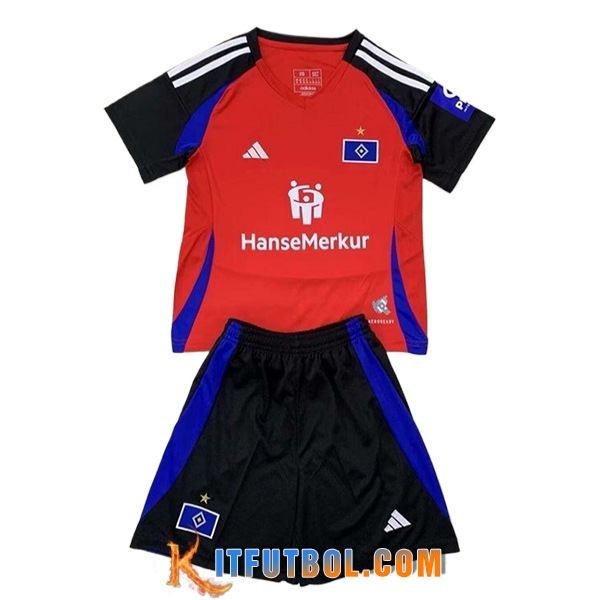 Camisetas De Futbol HSV Hamburg Ninos Tercera 2024/2025