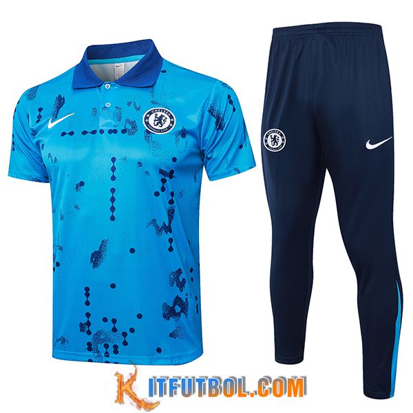 Camiseta Polo FC Chelsea Azul 2024/2025 -02