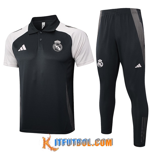 Camiseta Polo Real Madrid Gris 2024/2025