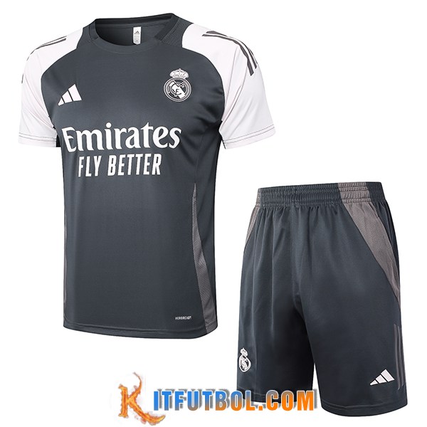 Camiseta Entrenamiento Real Madrid Gris 2024/2025