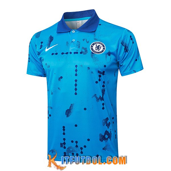 Camiseta Polo FC Chelsea Azul 2024/2025 -02