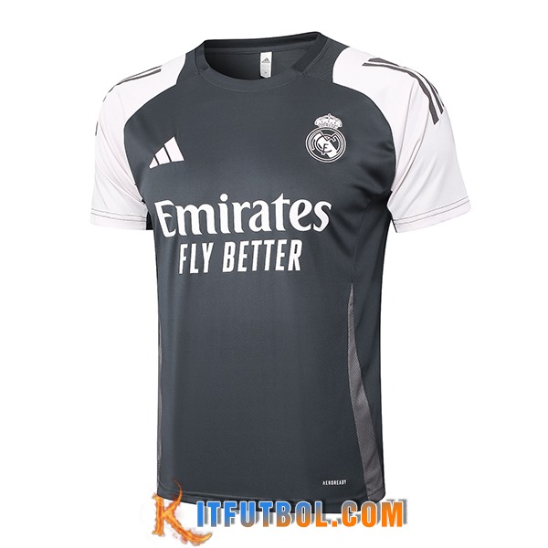 Camiseta Entrenamiento Real Madrid Gris 2024/2025