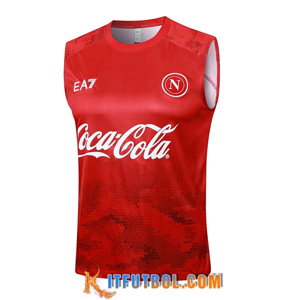 Chalecos De Futbol SSC Napoli Rojo 2024/2025