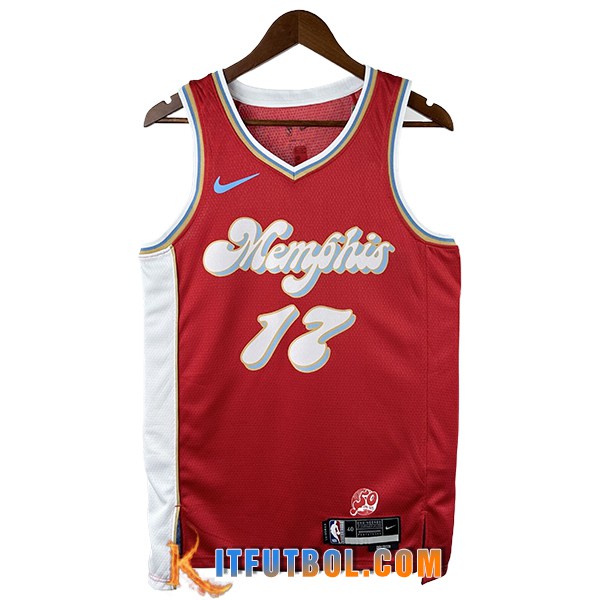 Camisetas NBA Memphis Grizzlies (KAWAMURA #17) 2024/25 Rojo/Azul