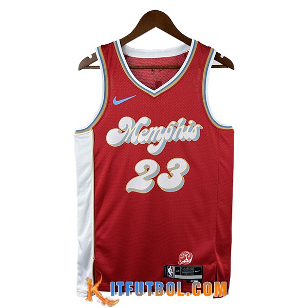 Camisetas NBA Memphis Grizzlies (Rosa #23) 2024/25 Rojo/Azul