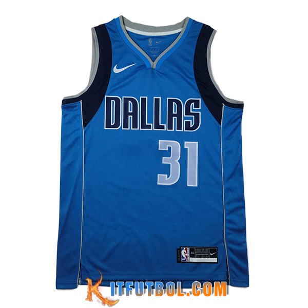 Camisetas NBA Dallas Mavericks (THOMPSON #31) 2024/25 Azul/Negro