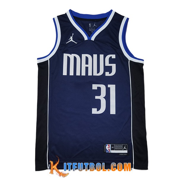 Camisetas NBA Dallas Mavericks (THOMPSON #31) 2024/25 Azul Oscuro