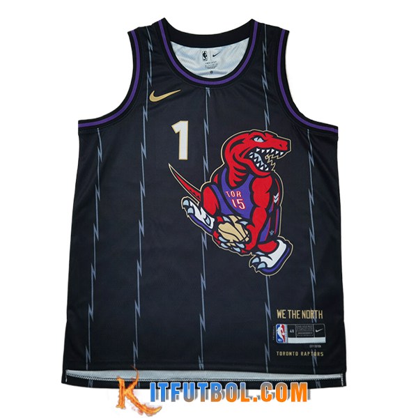 Camisetas NBA Toronto Raptors (McGRADY #1) 2024/25 Negro