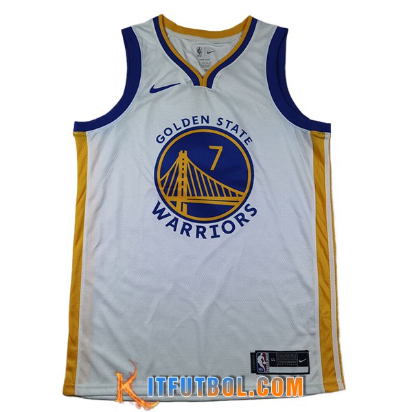Camisetas NBA Golden State Warriors (HIELD #7) 2024/25 Blanco/Azul/Amarillo