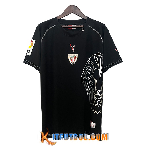 Camisetas De Futbol Athletic Bilbao Retro Negro 2005/2008
