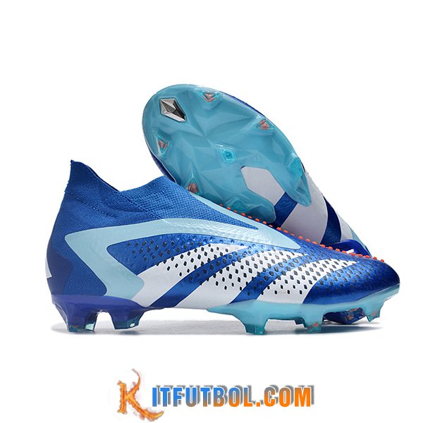 Adidas Botas De Fútbol PREDATOR ACCURACY+ FG BOOTS Azul/Blanco -02