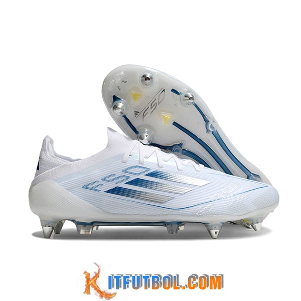 Adidas Botas De Fútbol F50 Elite SG Blanco/Violeta/Negro