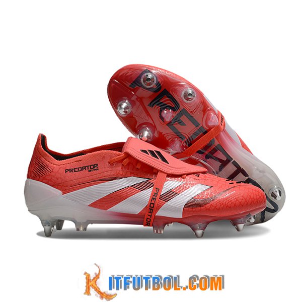 Adidas Botas De Fútbol 25 Predator Elite Tongue SG Naranja/Blanco