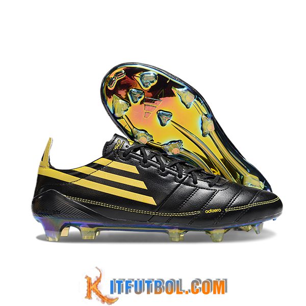 Adidas Botas De Fútbol F50 Elite FG Negro/Amarillo