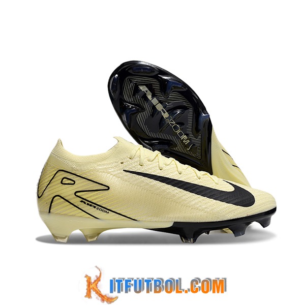 Nike Botas De Fútbol AIR Zoom Mercurial Vapor 16 Elite XXV FG Beige/Negro