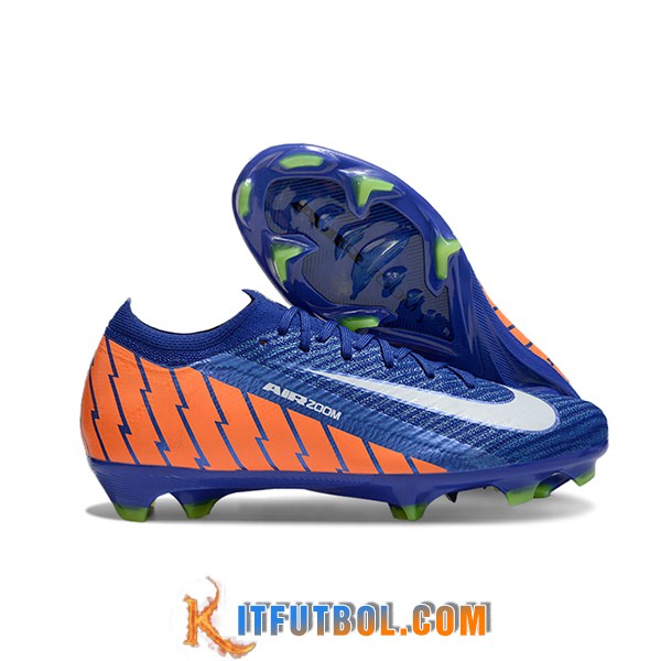 Nike Botas De Fútbol AIR Zoom Mercurial Vapor 16 Elite XXV FG Azul/Naranja/Blanco