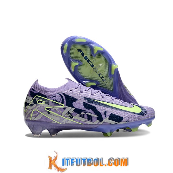 Nike Botas De Fútbol AIR Zoom Mercurial Vapor 16 Elite XXV FG Violeta/Verde