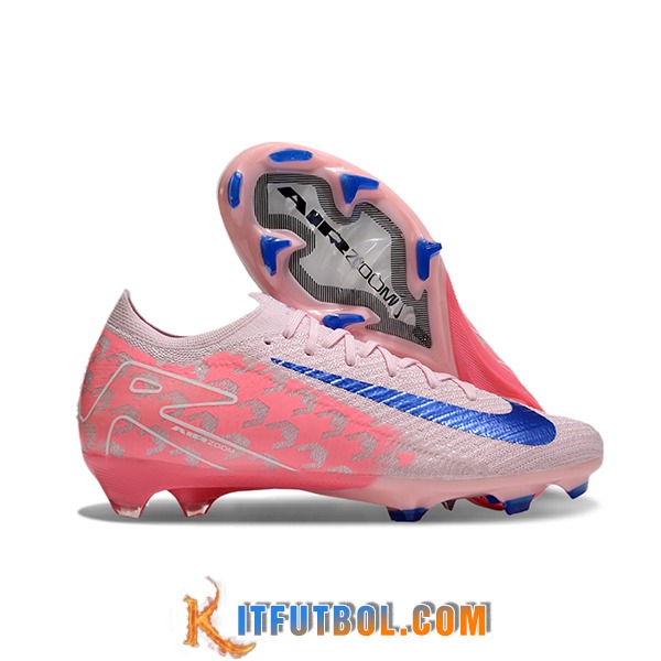 Nike Botas De Fútbol AIR Zoom Mercurial Vapor 16 Elite XXV FG Rosa/Azul