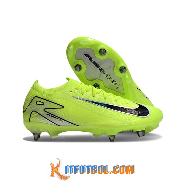 Nike Botas De Fútbol AIR ZOOM MERCURIAL VAPOR XVI ELITE SG-PRO Verde/Negro