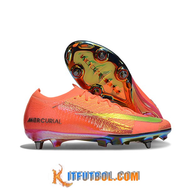 Nike Botas De Fútbol AIR ZOOM MERCURIAL VAPOR XVI ELITE SG-PRO Naranja/Amarillo