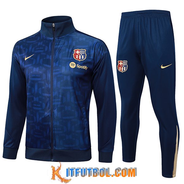 Chandal Equipos De Futbol Chaquetas FC Barcelona azul real 2024/2025