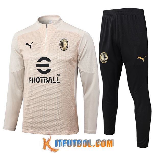 Chandal Equipos De Futbol AC Milan Beige 2024/2025