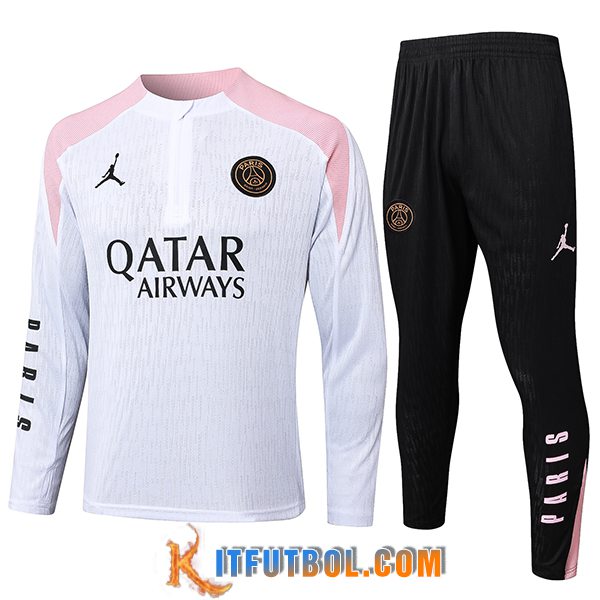 Chandal Equipos De Futbol PSG Blanco/Rosa 2024/2025 -02