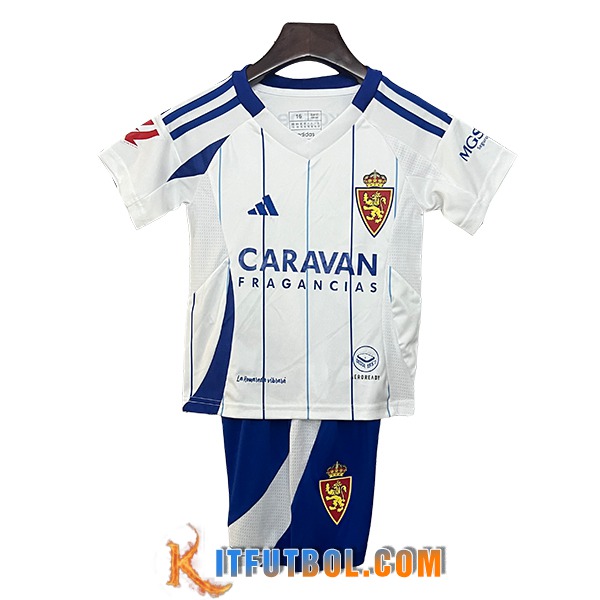 Camisetas De Futbol Real Zaragoza Ninos Primera 2024/2025