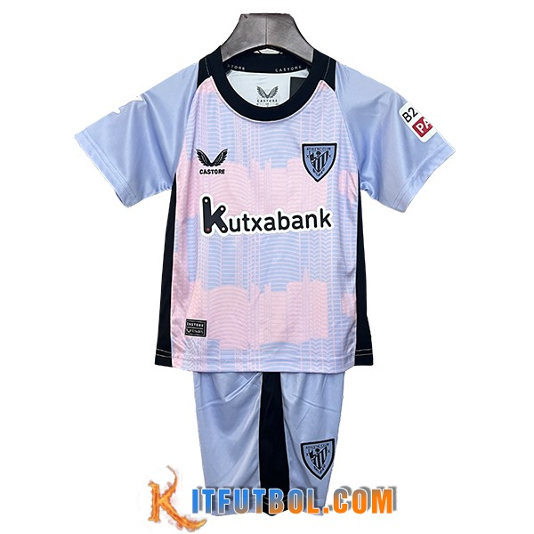 Camisetas De Futbol Athletic Bilbao Ninos Tercera 2024/2025