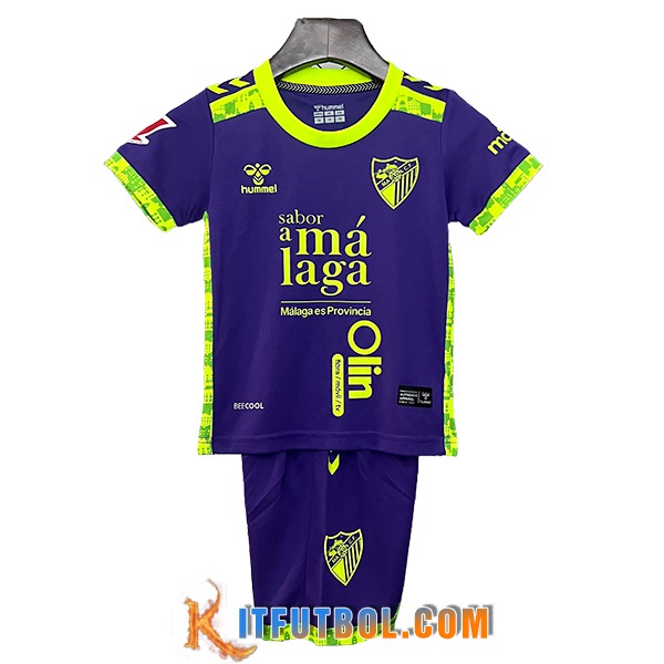 Camisetas De Futbol Malaga Ninos Segunda 2024/2025