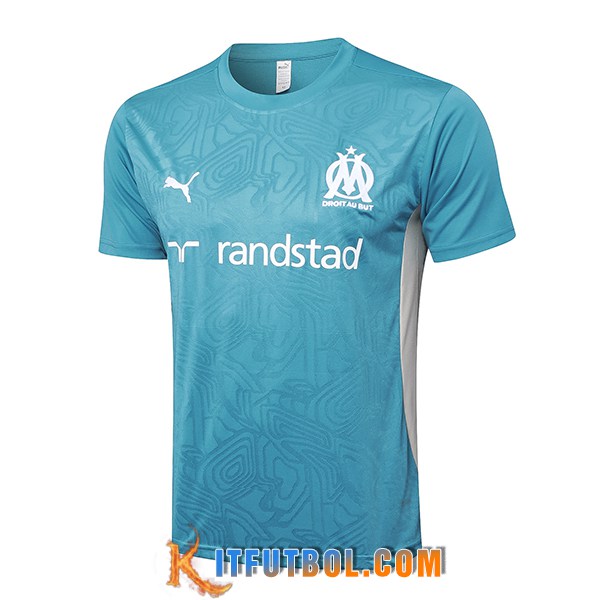 Camiseta Entrenamiento Marsella Azul/Blanco 2024/2025